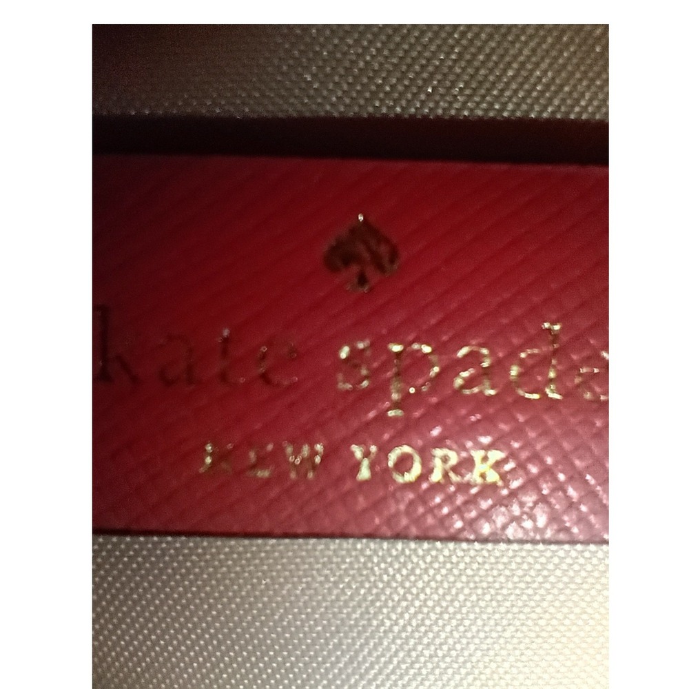KATE SPADE Carson Pink Ruby Leather Convertible Crossbody Bag - EUC - Picture 9 of 10